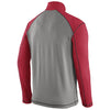 Washington Nationals Dri-FIT Touch Fleece Half-Zip Sweatshirt - Gray/Red