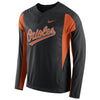 Baltimore Orioles Long Sleeve Windbreaker - Black
