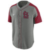 St. Louis Cardinals Dri-FIT Woven Jersey - Gray/Red