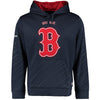 Boston Red Sox Stitches Pullover Fleece Hoodie with Contrast Hood - Navy