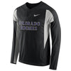 Colorado Rockies Long Sleeve Windbreaker - Black