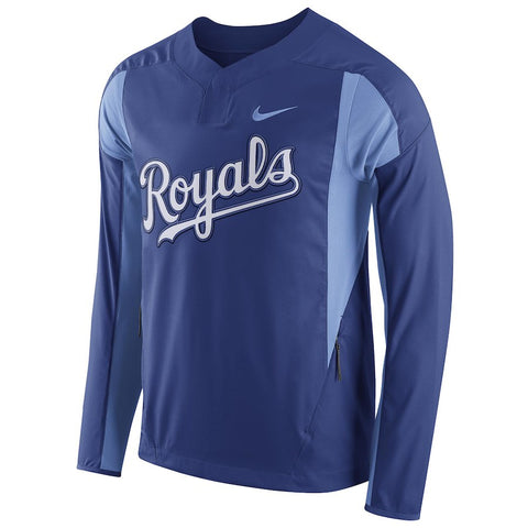 Kansas City Royals Long Sleeve Windbreaker - Royal