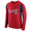 Washington Nationals Long Sleeve Windbreaker Jacket - Red