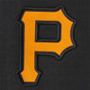 Pittsburgh Pirates Waffle Crewneck Sweatshirt - Black