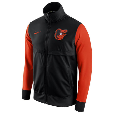 Baltimore Orioles MLB Track Jacket - Black/Orange