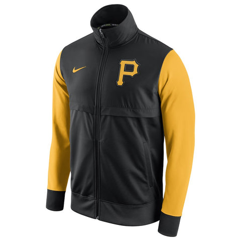 Pittsburgh Pirates MLB Track Jacket - Black/Gold