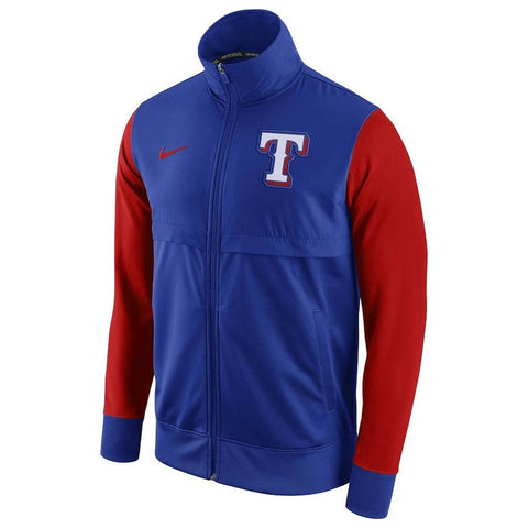 Texas Rangers MLB Track Jacket - Royal