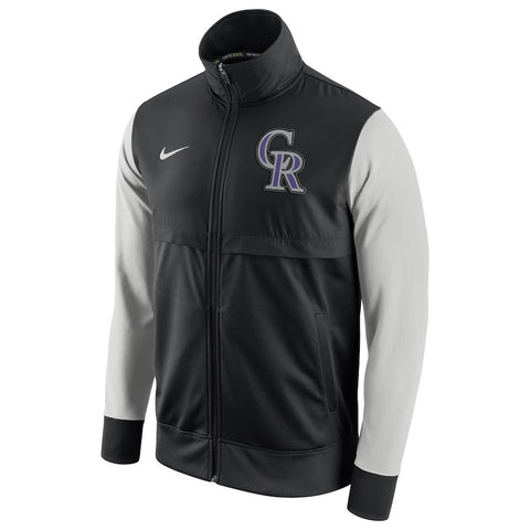 Colorado Rockies MLB Track Jacket - Black