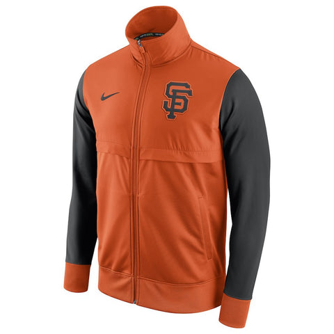 San Francisco Giants MLB Track Jacket - Orange/Black