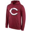 Cincinnati Reds Logo Performance Pullover Hoodie - Red