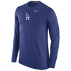 Los Angeles Dodgers Waffle Crewneck Sweatshirt - Royal