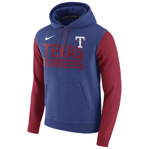 Texas Rangers Club Fleece Pullover Hoodie - Royal