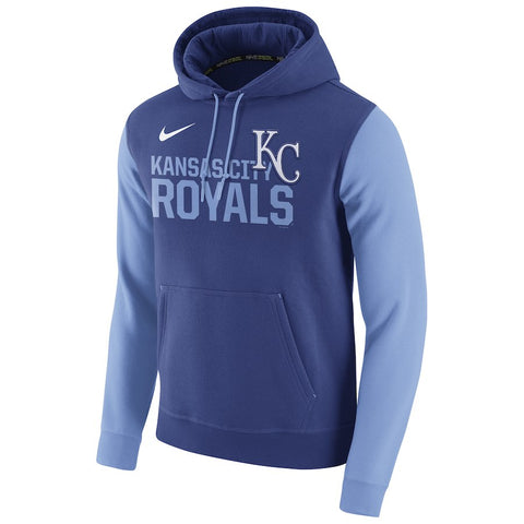 Kansas City Royals Club Fleece Pullover Hoodie - Royal