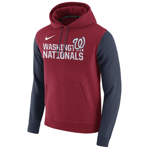 Washington Nationals Club Fleece Pullover Hoodie - Red