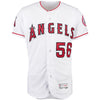 Kole Calhoun Los Angeles Angels Majestic Home Flex Base Authentic Collection Player Jersey - White