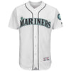Nelson Cruz Seattle Mariners Majestic Home Flex Base Authentic Collection Player Jersey - White
