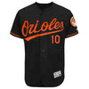 Adam Jones Baltimore Orioles Majestic Alternate Flex Base Authentic Collection Player Jersey - Black