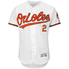JJ Hardy Baltimore Orioles Majestic Home Flex Base Authentic Collection Player Jersey - White