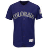 Carlos Gonzalez Colorado Rockies Majestic Alternate Authentic Collection Flex Base Player Jersey - Purple