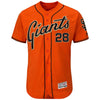 Buster Posey San Francisco Giants Majestic Alternate Flex Base Authentic Collection Player Jersey - Orange