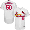 Adam Wainwright St. Louis Cardinals Majestic Home Flex Base Authentic Collection Player Jersey - White