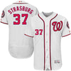 Stephen Strasburg Washington Nationals Majestic Home Flex Base Authentic Collection Player Jersey - White