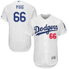 Yasiel Puig Los Angeles Dodgers Majestic Home Flex Base Authentic Collection Player Jersey - White