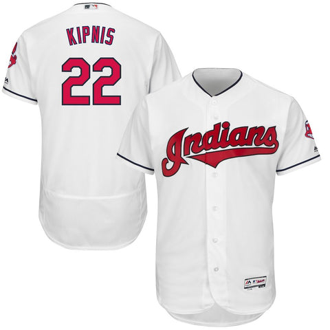 Jason Kipnis Cleveland Indians Majestic Home Flex Base Authentic Collection Player Jersey - White