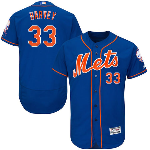 Matt Harvey New York Mets Majestic Alternate Flex Base Authentic Collection Player Jersey