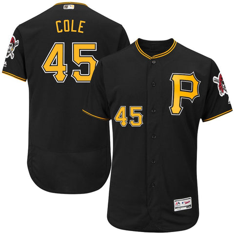 Gerrit Cole Pittsburgh Pirates Majestic Alternate Flex Base Authentic Collection Player Jersey