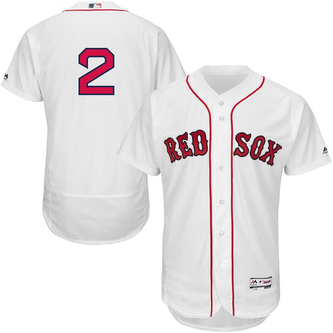 Xander Bogaerts Boston Red Sox Majestic Home Flex Base Authentic Collection Player Jersey - White