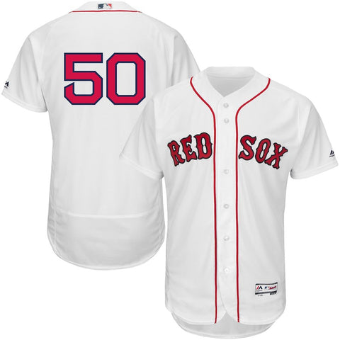 Mookie Betts Boston Red Sox Majestic Home Flex Base Authentic Collection Player Jersey - White