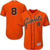 Hunter Pence San Francisco Giants Majestic Home Flex Base Authentic Collection Player Jersey - Ivory