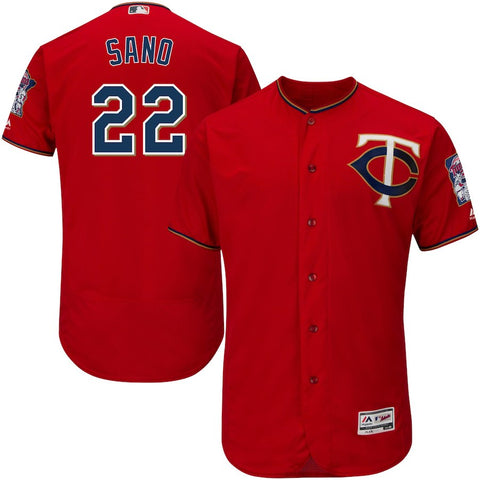 Miguel Sano Minnesota Twins Majestic Alternate Flex Base Authentic Collection Player Jersey