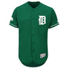 Detroit Tigers Majestic 2018 St. Patrick's Day Flex Base Authentic Collection Celtic Team Jersey