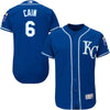 Lorenzo Cain Kansas City Royals Majestic Alternate Flex Base Authentic Collection Player Jersey