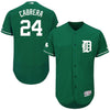 Miguel Cabrera Detroit Tigers Majestic 2018 St. Patrick's Day Flex Base Authentic Collection Celtic Player Jersey