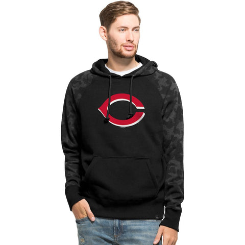 Cincinnati Reds '47 Stealth Hoodie - Black
