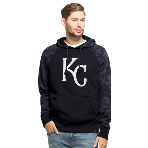 Kansas City Royals '47 Stealth Hoodie - Navy