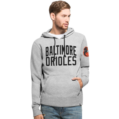 Baltimore Orioles '47 Game Break Cross Check Hoodie - Gray