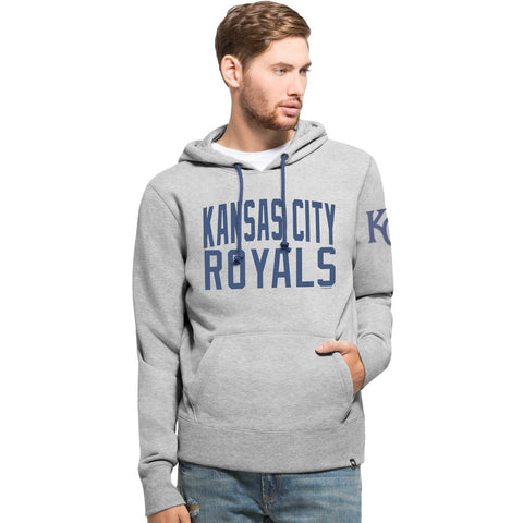 Kansas City Royals '47 Game Break Cross Check Hoodie - Gray