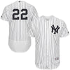 Jacoby Ellsbury New York Yankees Majestic Home Flex Base Authentic Collection Player Jersey - White/Navy