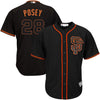 Buster Posey Majestic Youth Official Cool Base Player Jersey - Black