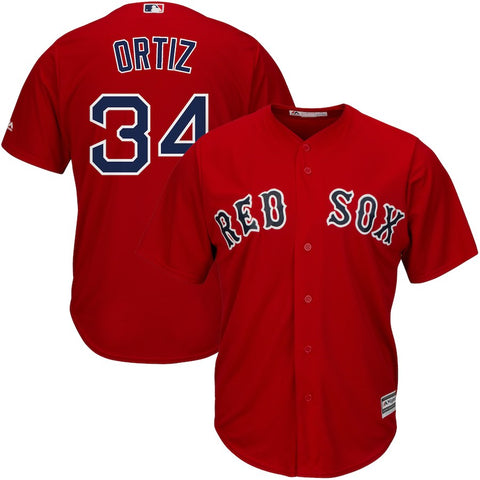 David Ortiz Majestic Youth Official Cool Base Player Jersey