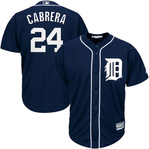Miguel Cabrera Detroit Tigers Majestic Youth Official Cool Base Player Jersey