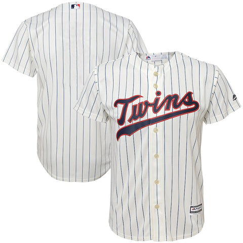 Minnesota Twins Majestic Alternate Youth Official Cool Base Jersey - Tan
