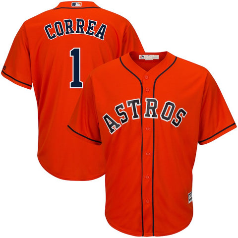 Carlos Correa Houston Astros Majestic Youth Alternate Official Cool Base Player Jersey