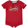 St. Louis Cardinals Majestic Newborn & Infant Fashion Cool Base Romper Jersey - Scarlet
