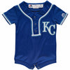 Kansas City Royals Majestic Newborn & Infant Alternate Cool Base Romper Jersey - Royal