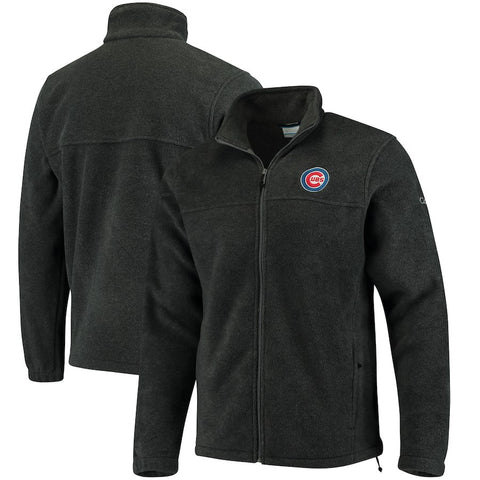 Chicago Cubs Columbia Flanker Full-Zip Jacket - Charcoal